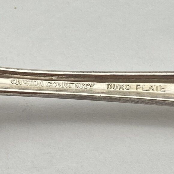 Oneida Community‎ Duro Plate Beverly Silverplate Teaspoon Set of 12 VTG 1922 - Picture 4 of 11